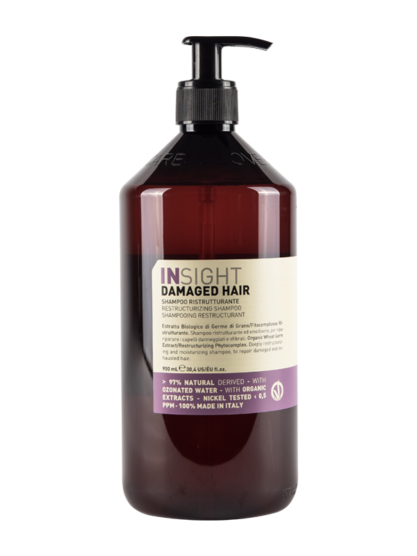 INSIGHT DAMAGED HAIR RESTRUCTURIZING SHAMPOO 900ml